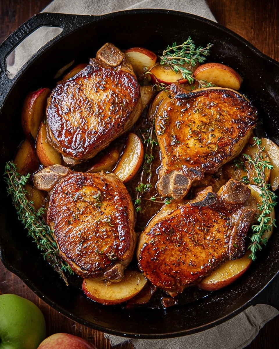 Apple Cider Pork Chops 5 Apple Cider Pork Chops