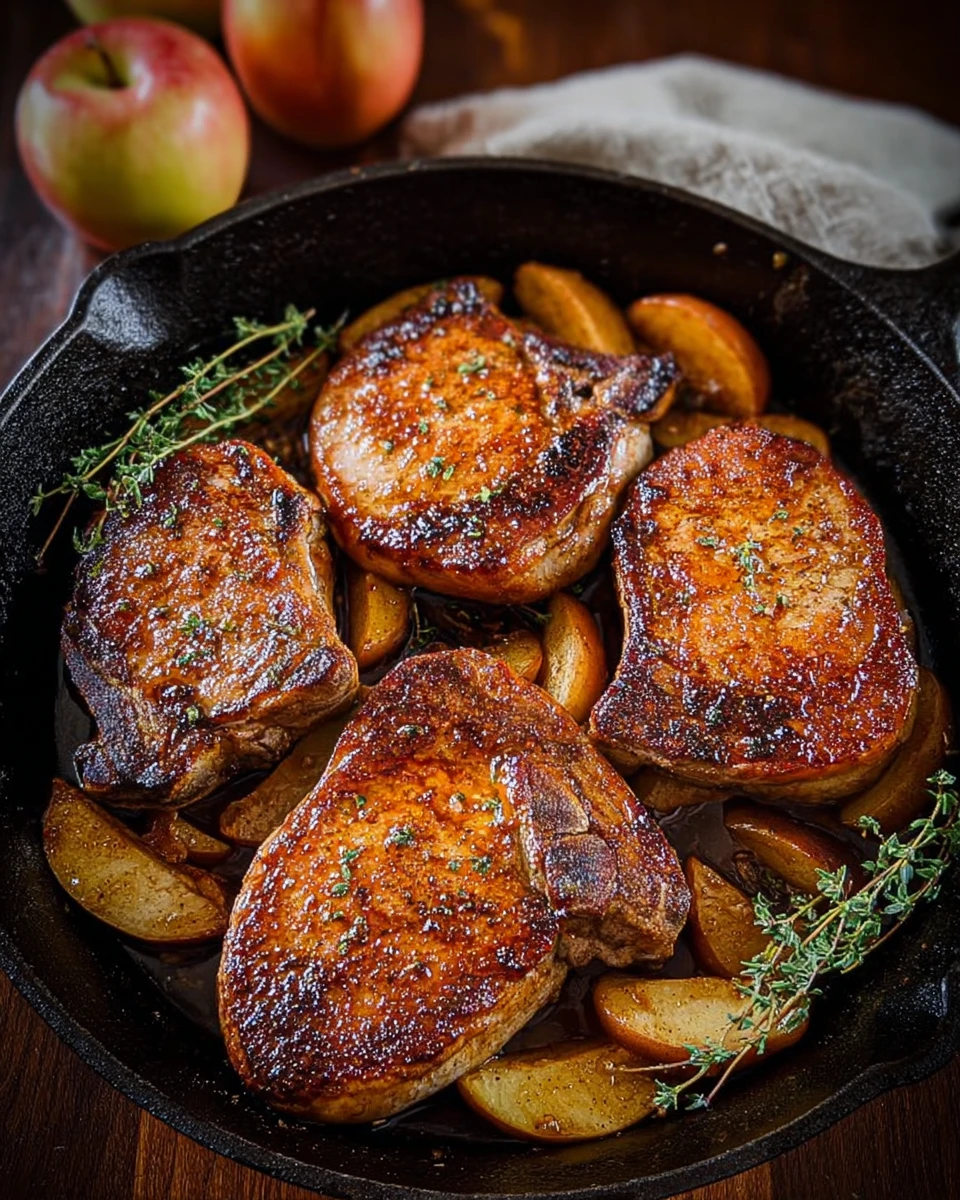 Apple Cider Pork Chops 6 Apple Cider Pork Chops