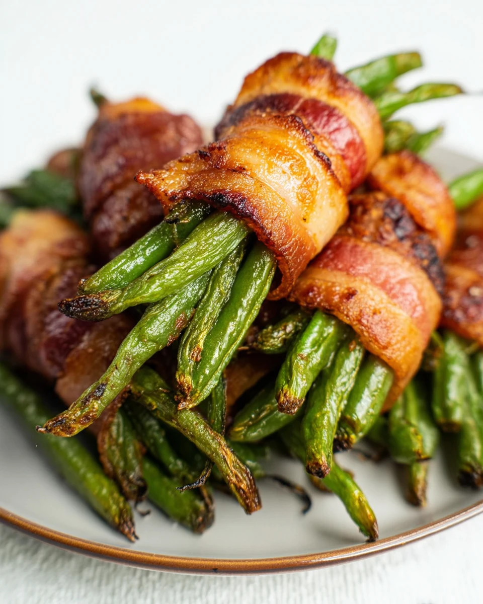 Bacon Wrapped Green Beans 7 Bacon Wrapped Green Beans