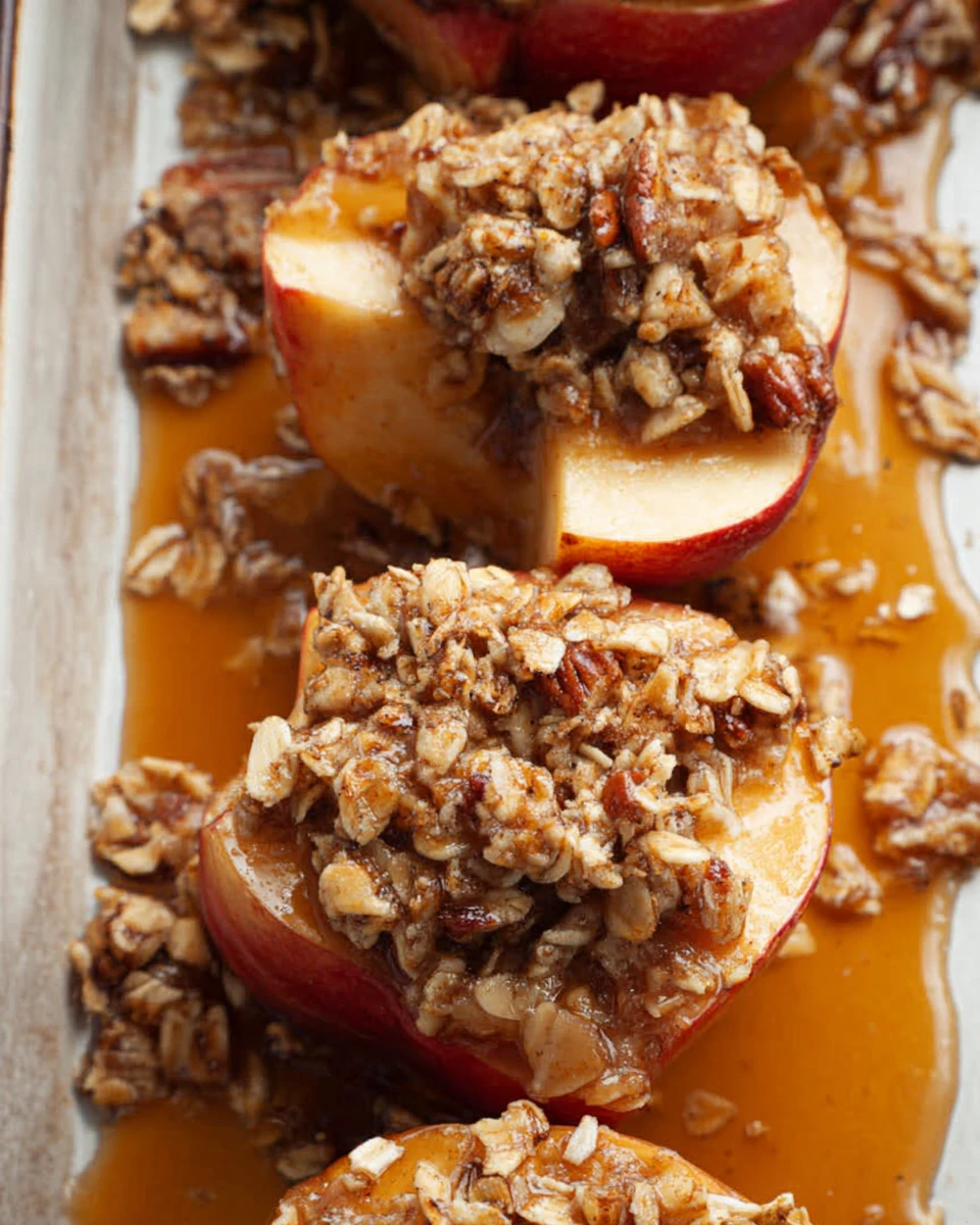 Baked Apples With Oatmeal