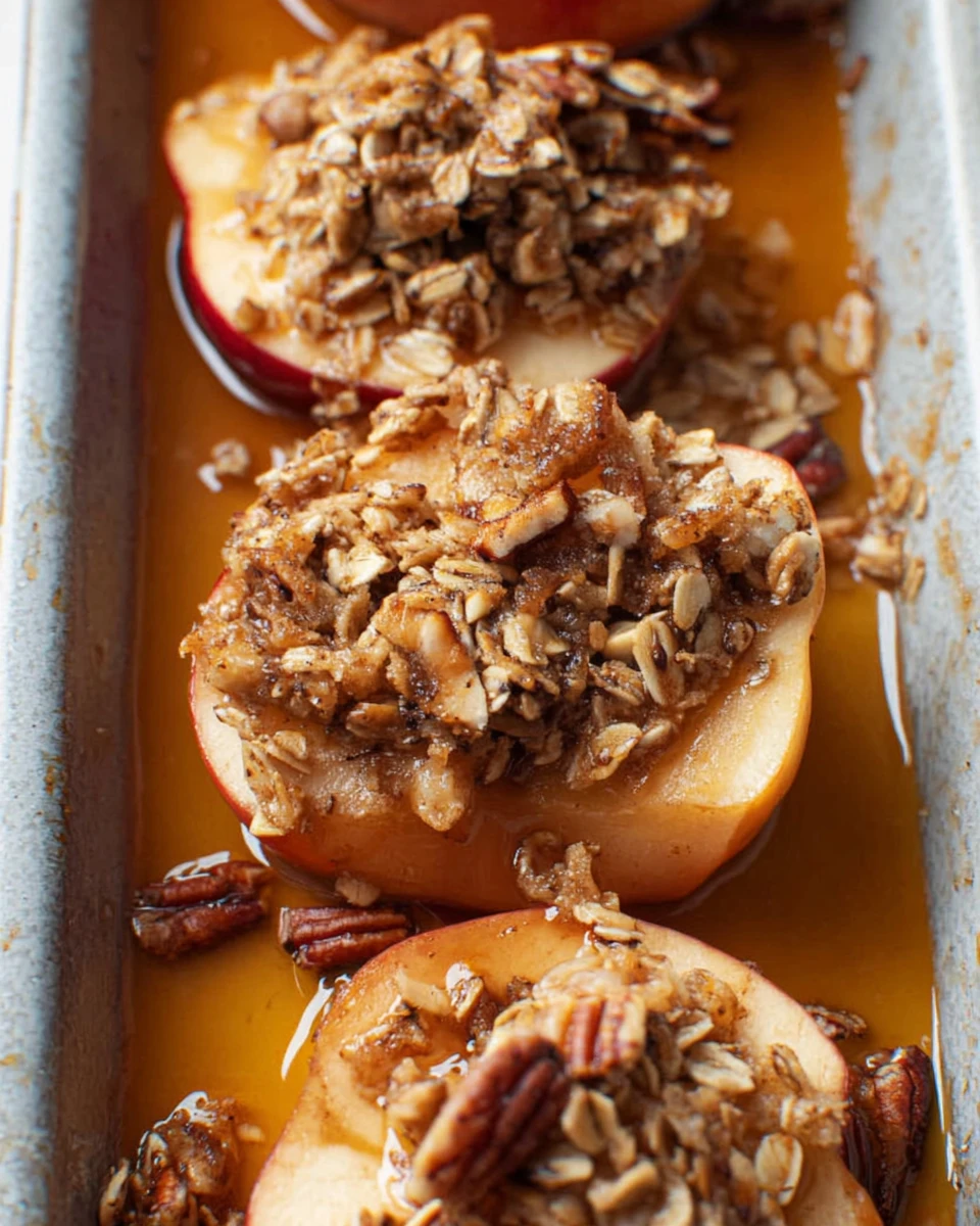 Baked Apples With Oatmeal