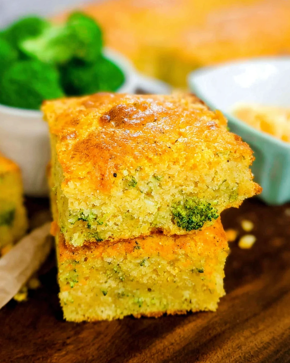 Broccoli Cheese Cornbread 7 Broccoli Cheese Cornbread