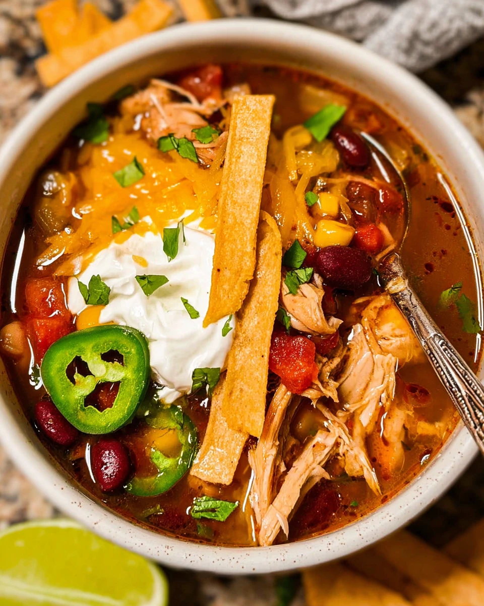 Chicken Tortilla Soup 6 Chicken Tortilla Soup