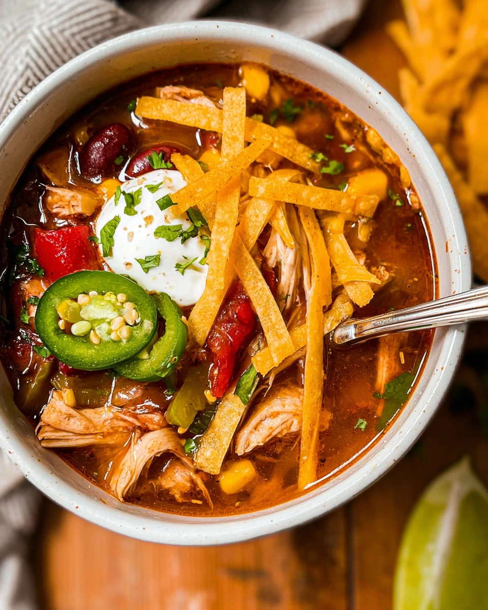 Chicken Tortilla Soup 7 Chicken Tortilla Soup