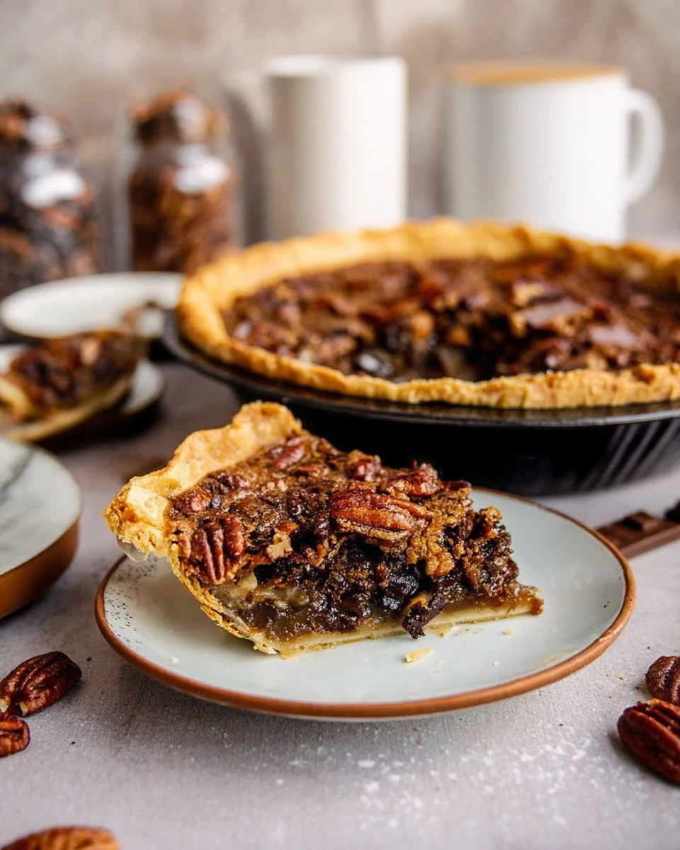 Chocolate Chunk Pecan Pie 6 Chocolate Chunk Pecan Pie
