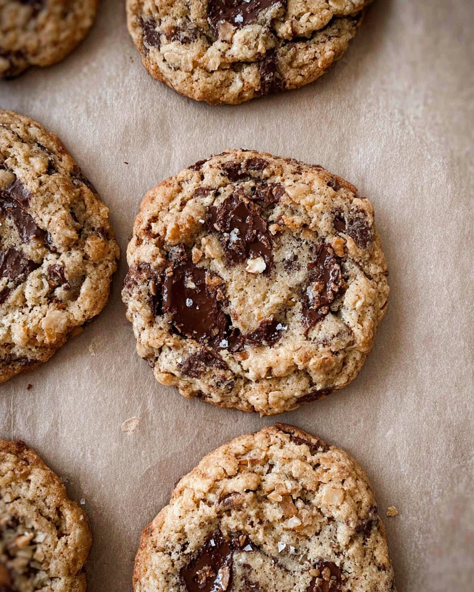 Chocolate Oatmeal Cookies With Toffee 5 Chocolate Oatmeal Cookies With Toffee