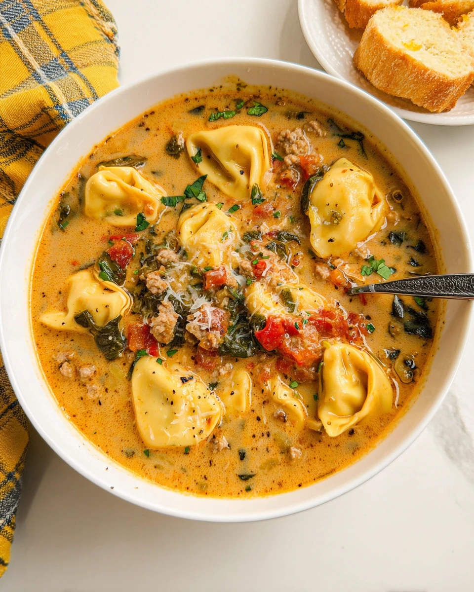 Creamy Sausage Tortellini Soup 5 Creamy Sausage Tortellini Soup
