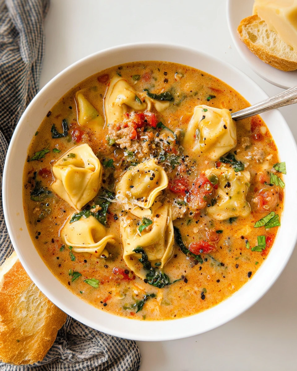 Creamy Sausage Tortellini Soup 7 Creamy Sausage Tortellini Soup