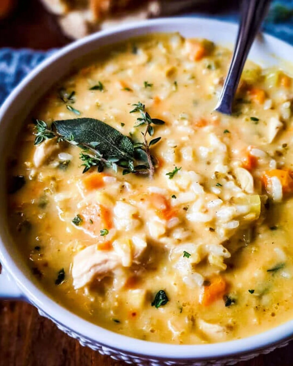 Creamy Turkey Rice Soup 6 Creamy Turkey Rice Soup