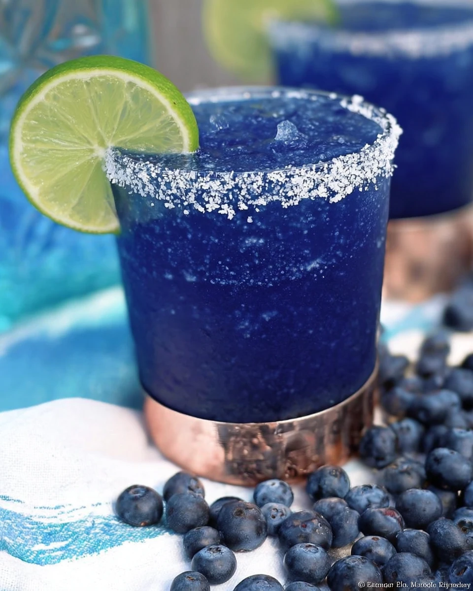 Frozen Blueberry Margarita 6 Frozen Blueberry Margarita