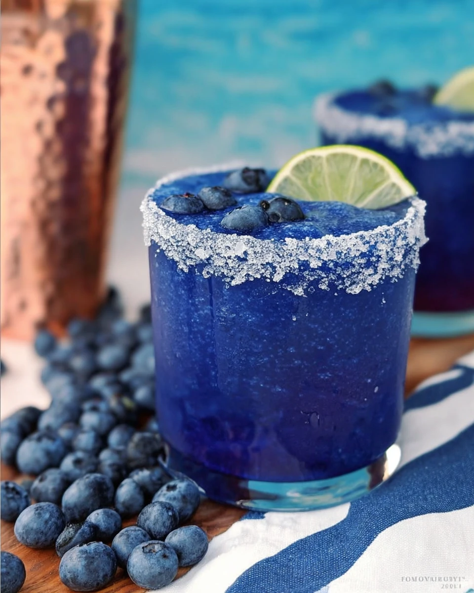 Frozen Blueberry Margarita 7 Frozen Blueberry Margarita