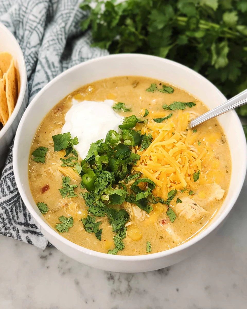 Green Chile Chicken Enchilada Soup 5 Green Chile Chicken Enchilada Soup