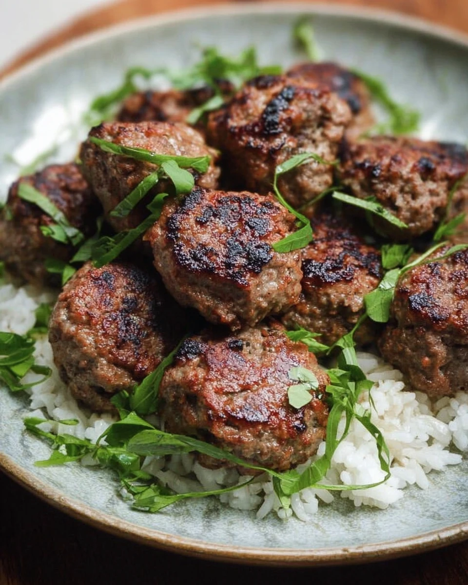 Juicy Pan-Fried Ground Beef And Lamb Meatballs 6 Juicy Pan-Fried Ground Beef And Lamb Meatballs
