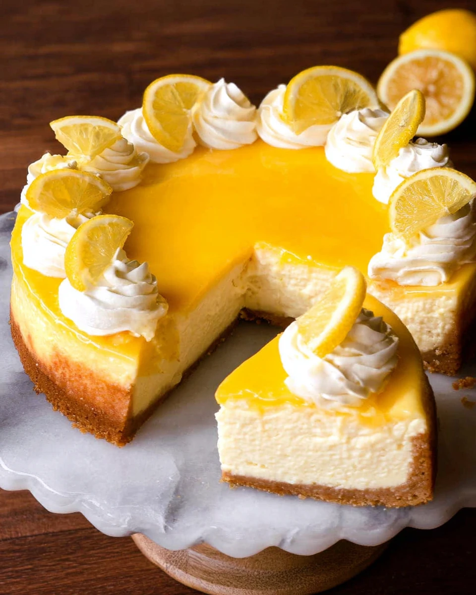Lemon Cheesecake 6 Lemon Cheesecake