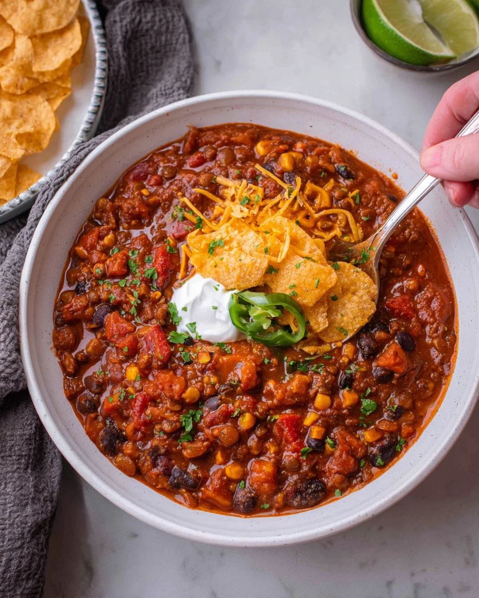 Lentil Chili 6 Lentil Chili
