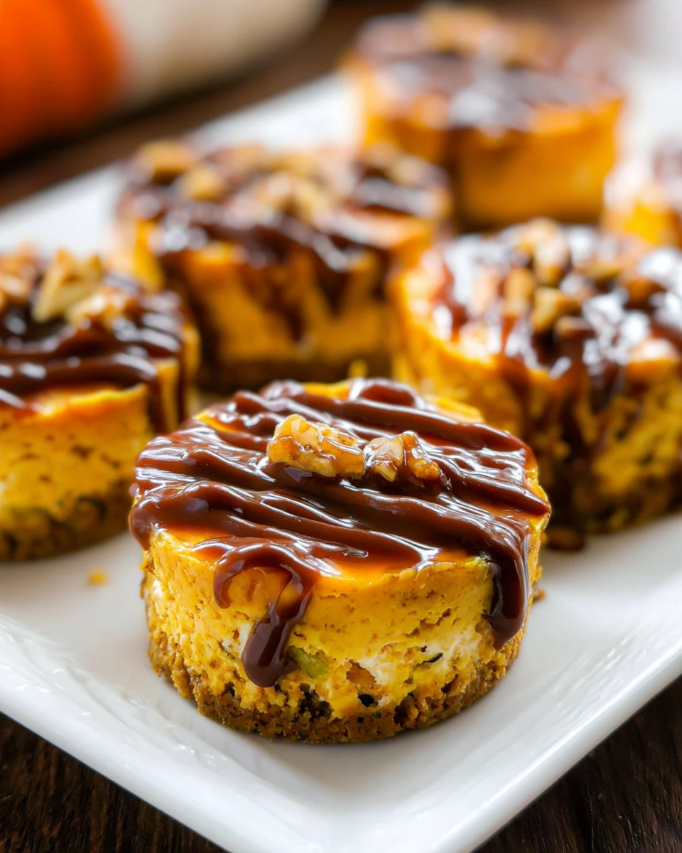 Mini Pumpkin Cheesecakes