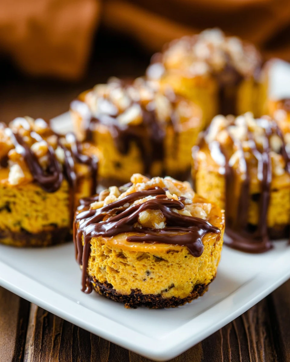 Mini Pumpkin Cheesecakes
