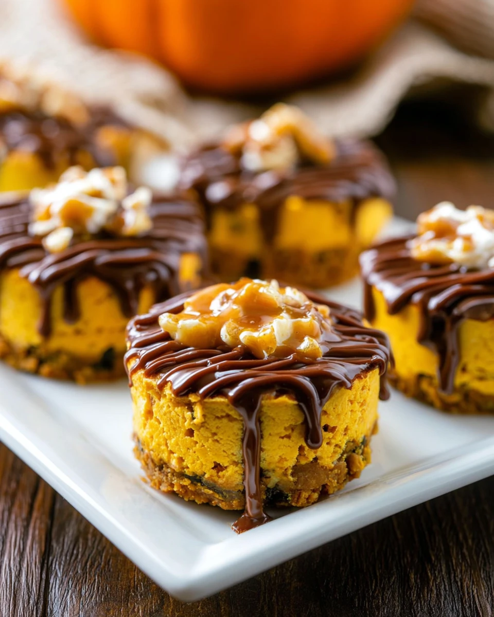 Mini Pumpkin Cheesecakes