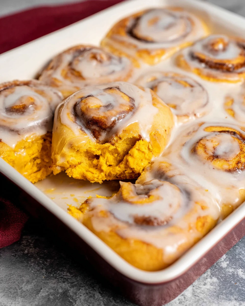 Pumpkin Cinnamon Rolls 7 Pumpkin Cinnamon Rolls