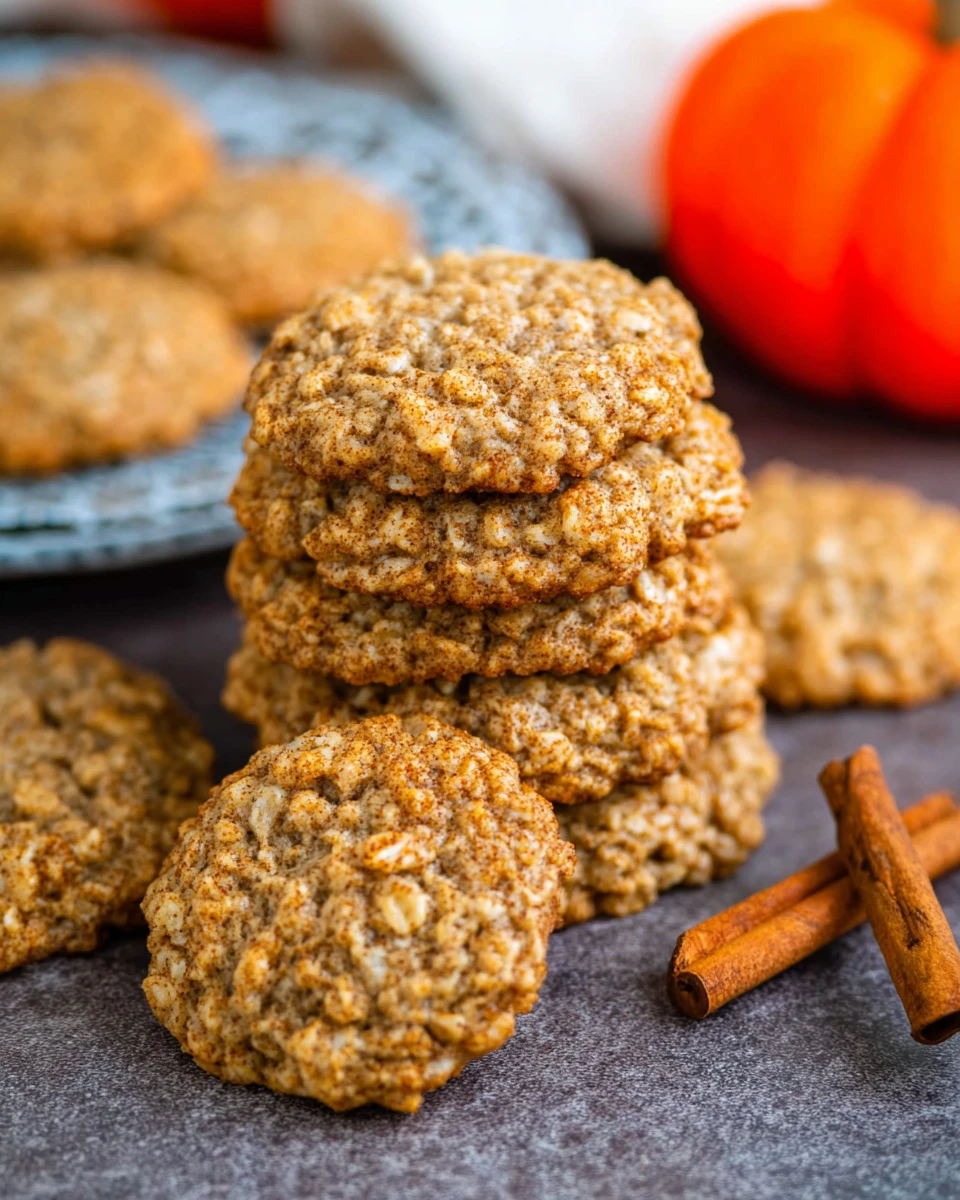 Pumpkin Spice Oatmeal Cookies 5 Pumpkin Spice Oatmeal Cookies