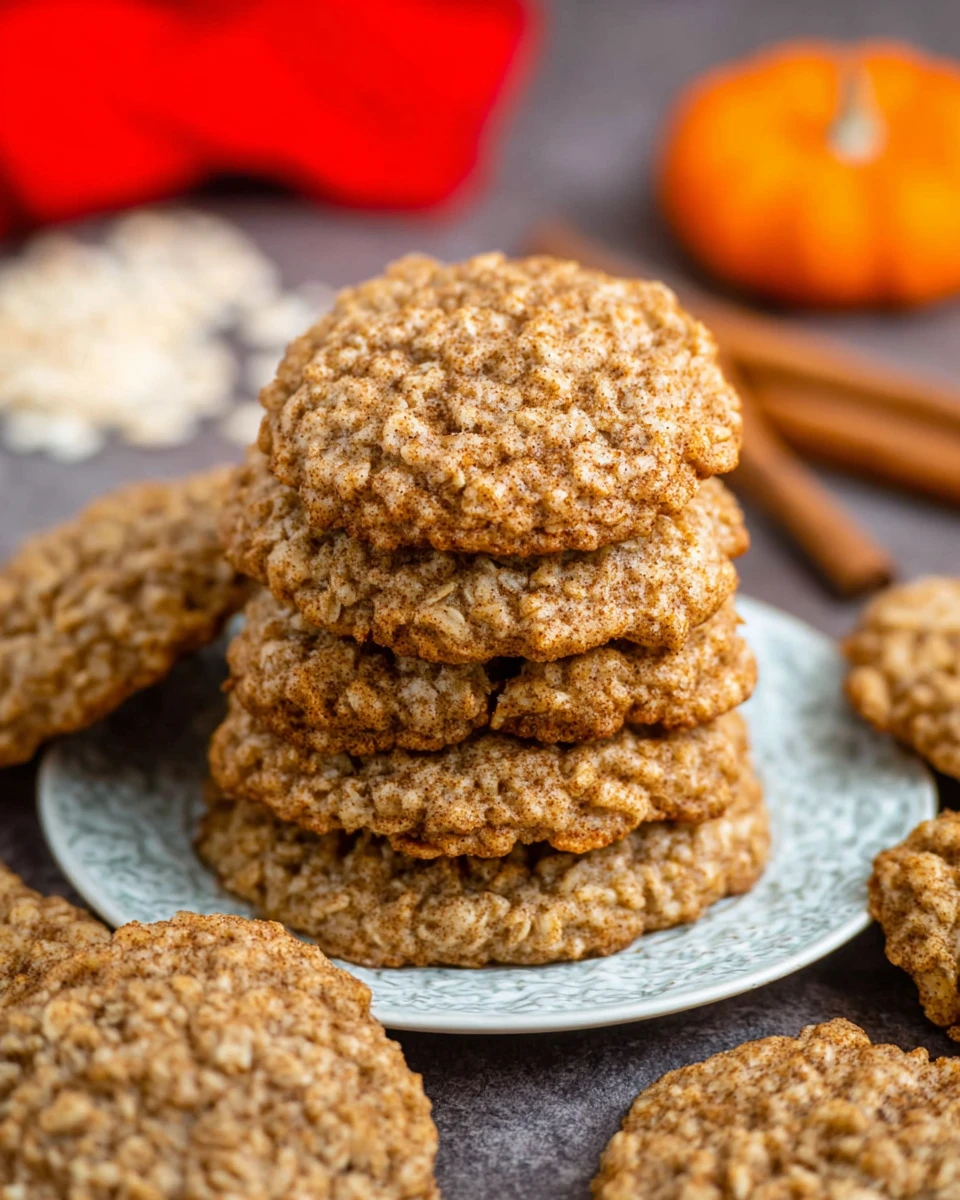 Pumpkin Spice Oatmeal Cookies 6 Pumpkin Spice Oatmeal Cookies