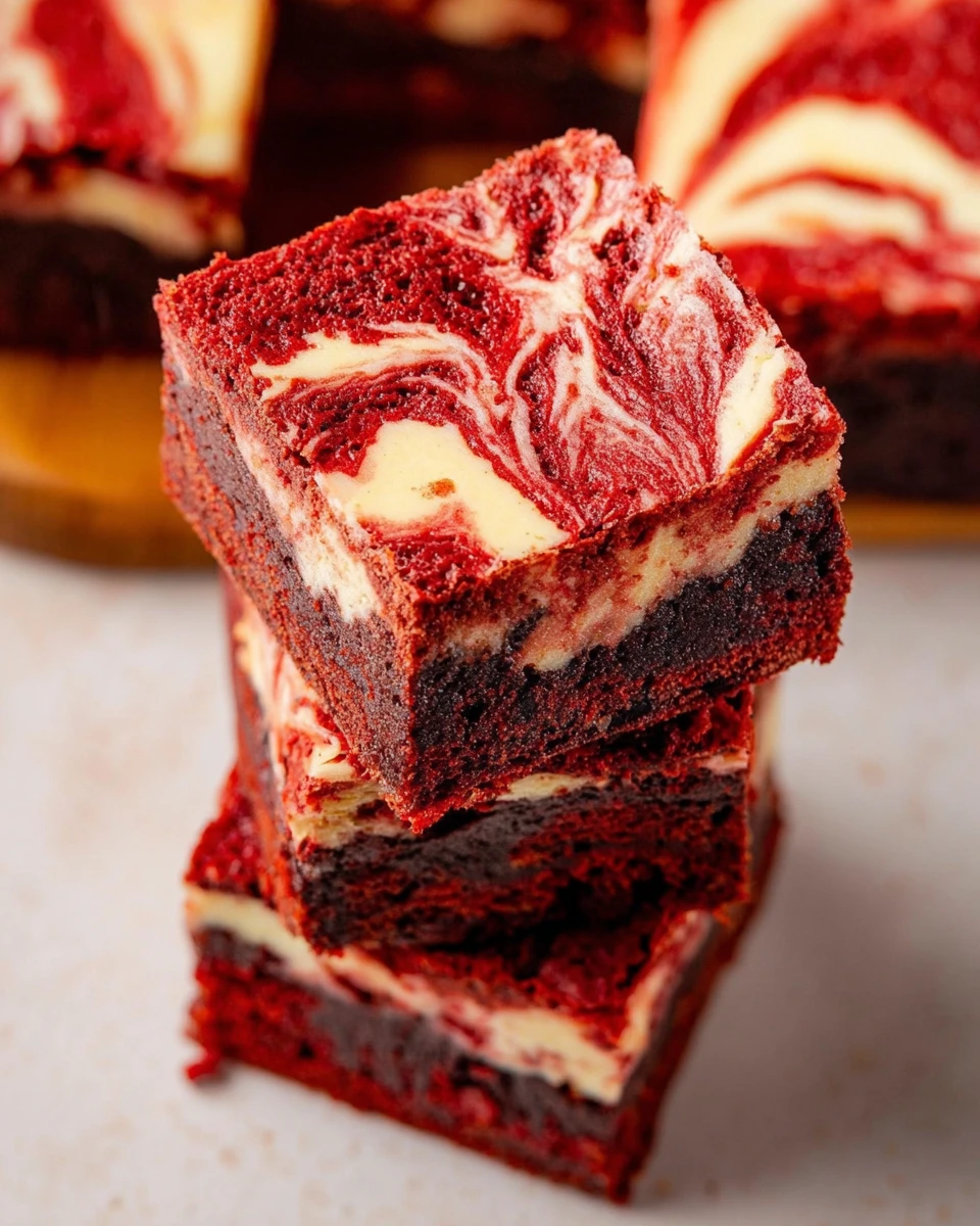 Red Velvet Cheesecake Brownies 5 Red Velvet Cheesecake Brownies