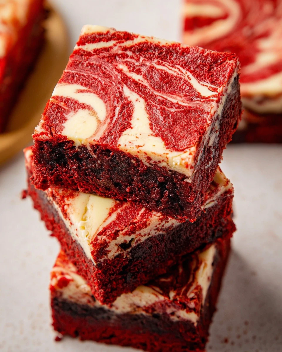 Red Velvet Cheesecake Brownies 7 Red Velvet Cheesecake Brownies