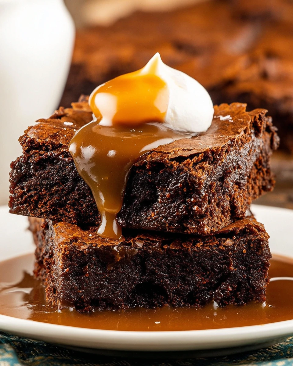 Salted Caramel Brownies 6 Salted Caramel Brownies