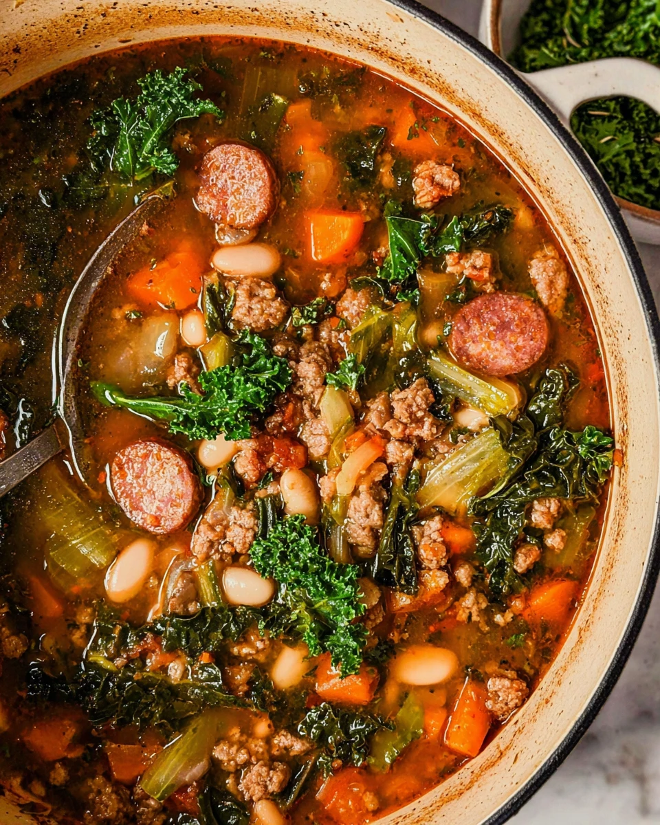 Sausage And Kale Soup With White Beans 5 Sausage And Kale Soup With White Beans