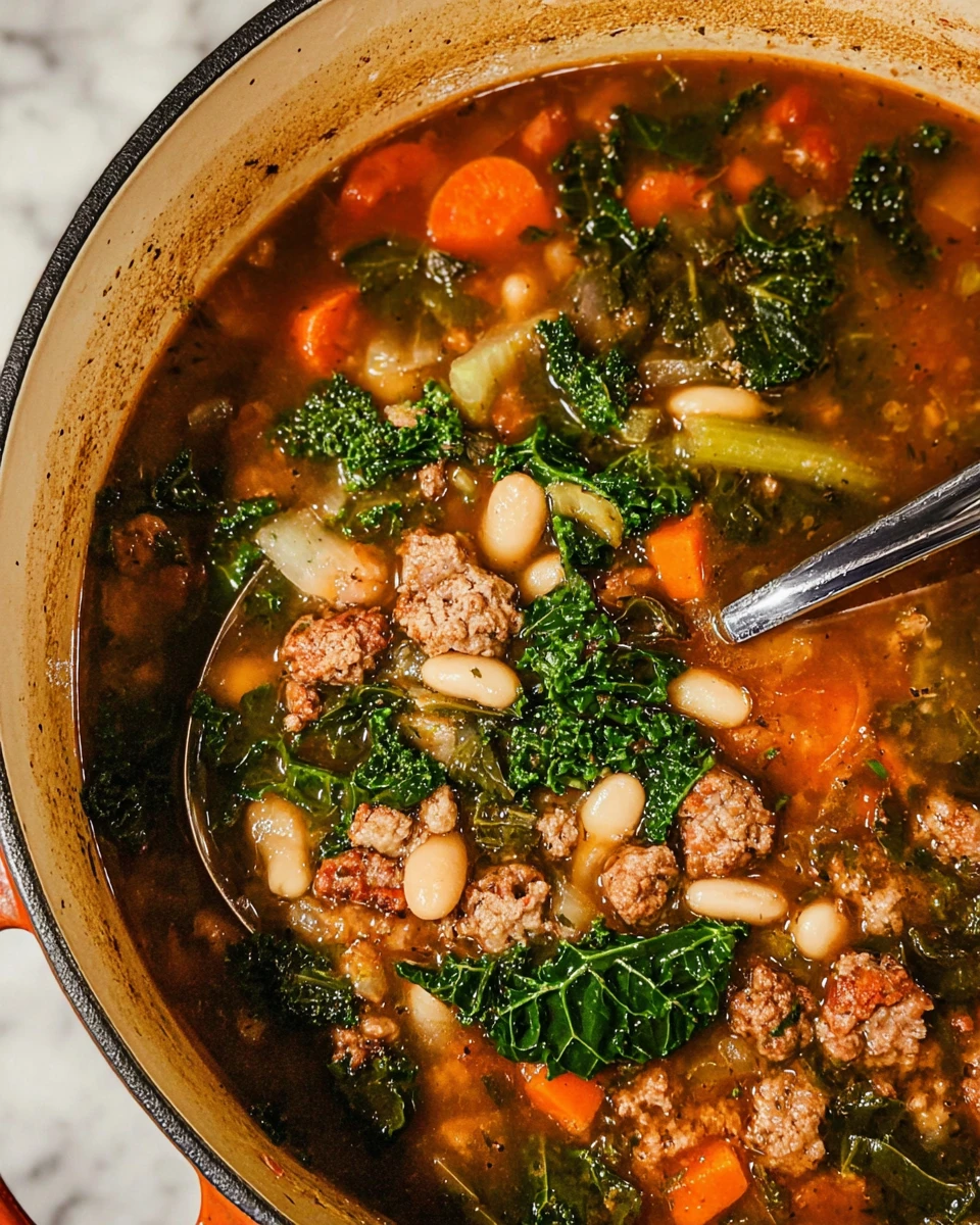 Sausage And Kale Soup With White Beans 6 Sausage And Kale Soup With White Beans