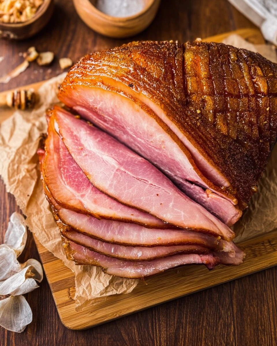 Smoked Honey Glazed Ham 7 Smoked Honey Glazed Ham