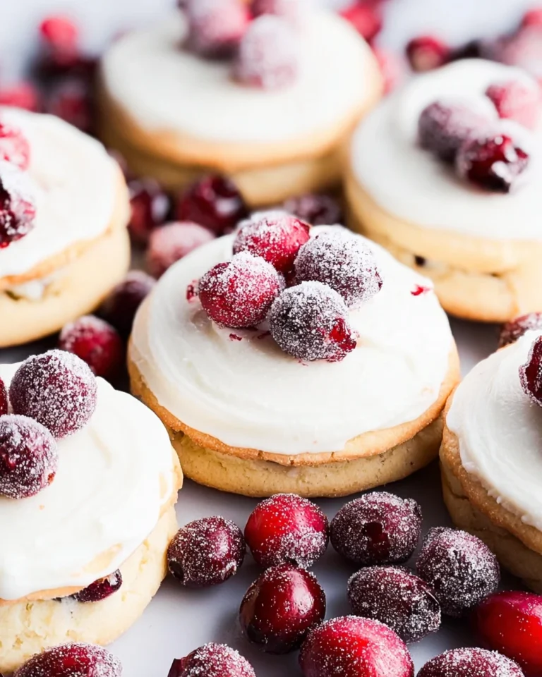 Sparkling Frosted Cranberry Cookies 0 2025 09 30