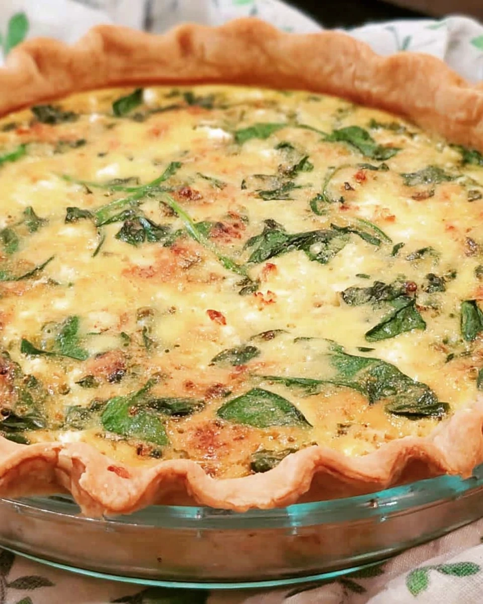 Spinach And Feta Quiche 7 Spinach And Feta Quiche