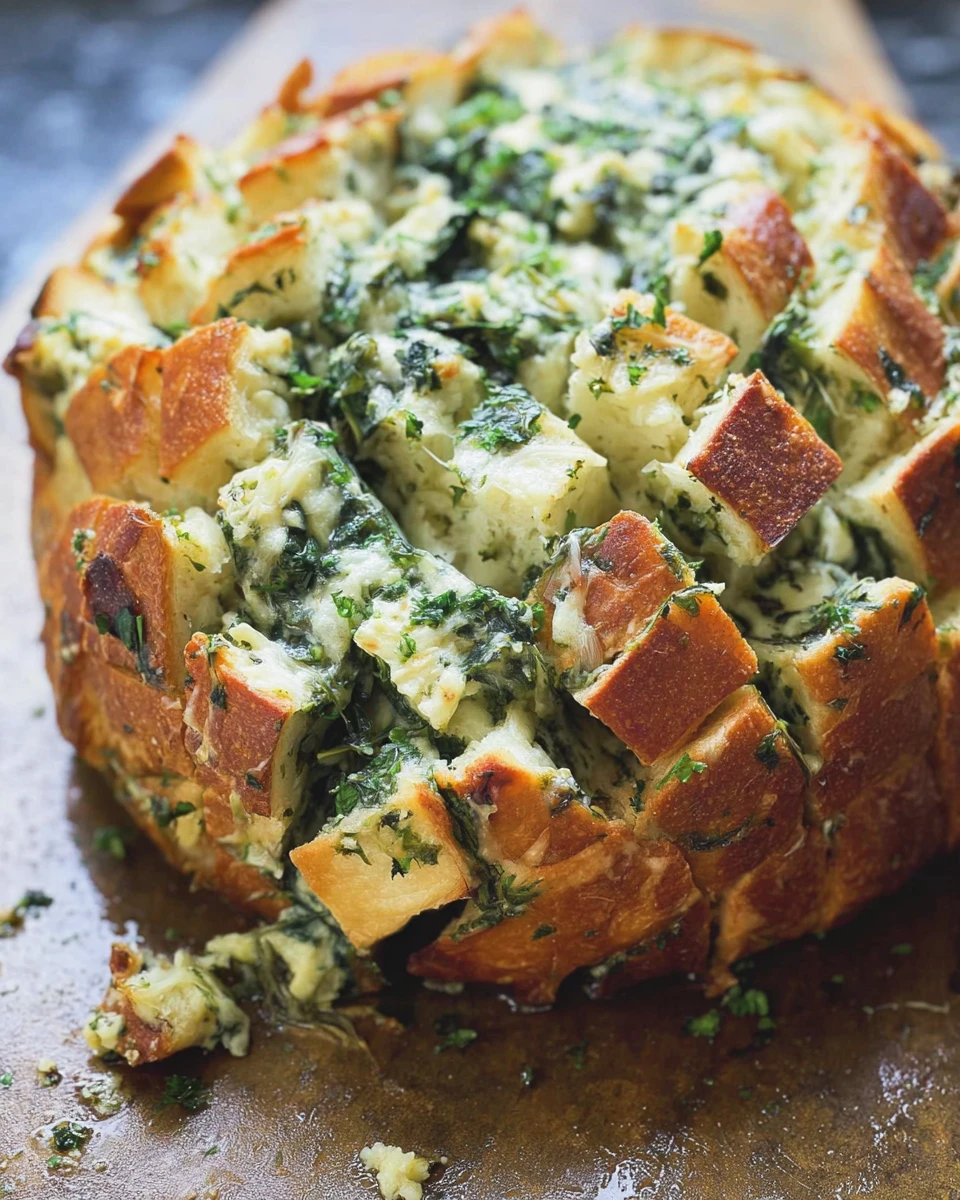 Spinach Artichoke Pull-Apart Bread 5 Spinach Artichoke Pull-Apart Bread