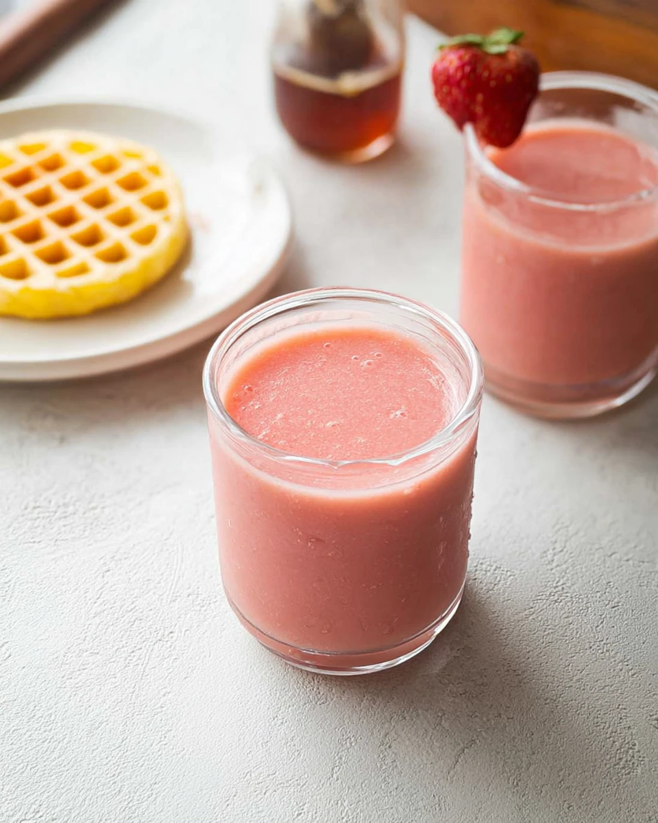 Strawberry Pineapple Smoothie 6 Strawberry Pineapple Smoothie