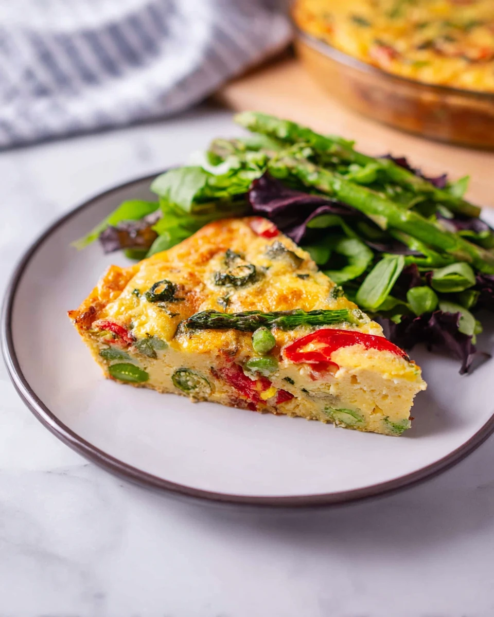 Vegetable Frittata 5 Vegetable Frittata