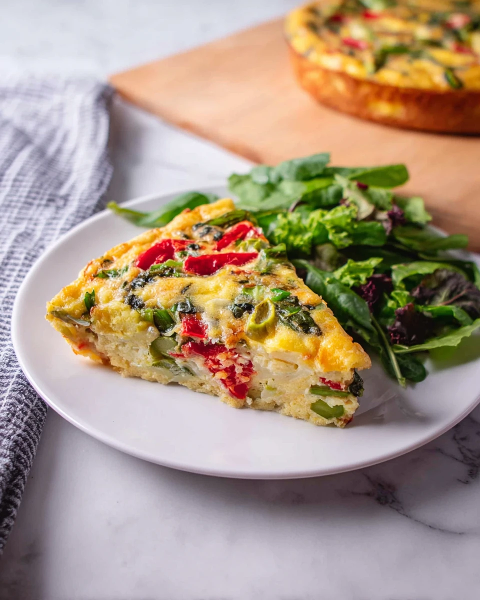 Vegetable Frittata 6 Vegetable Frittata