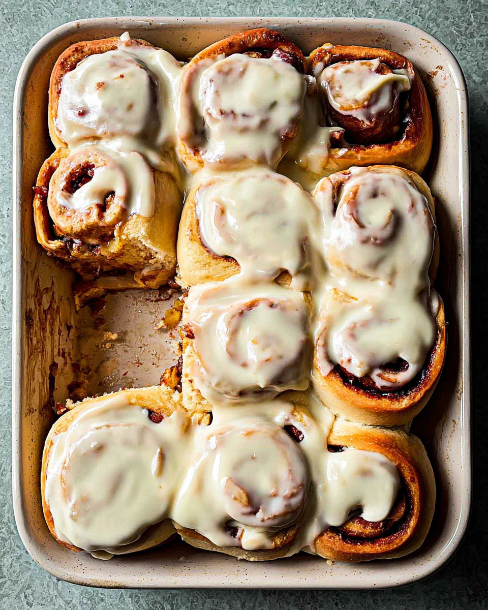 Apple Custard Cinnamon Rolls (Vegan)