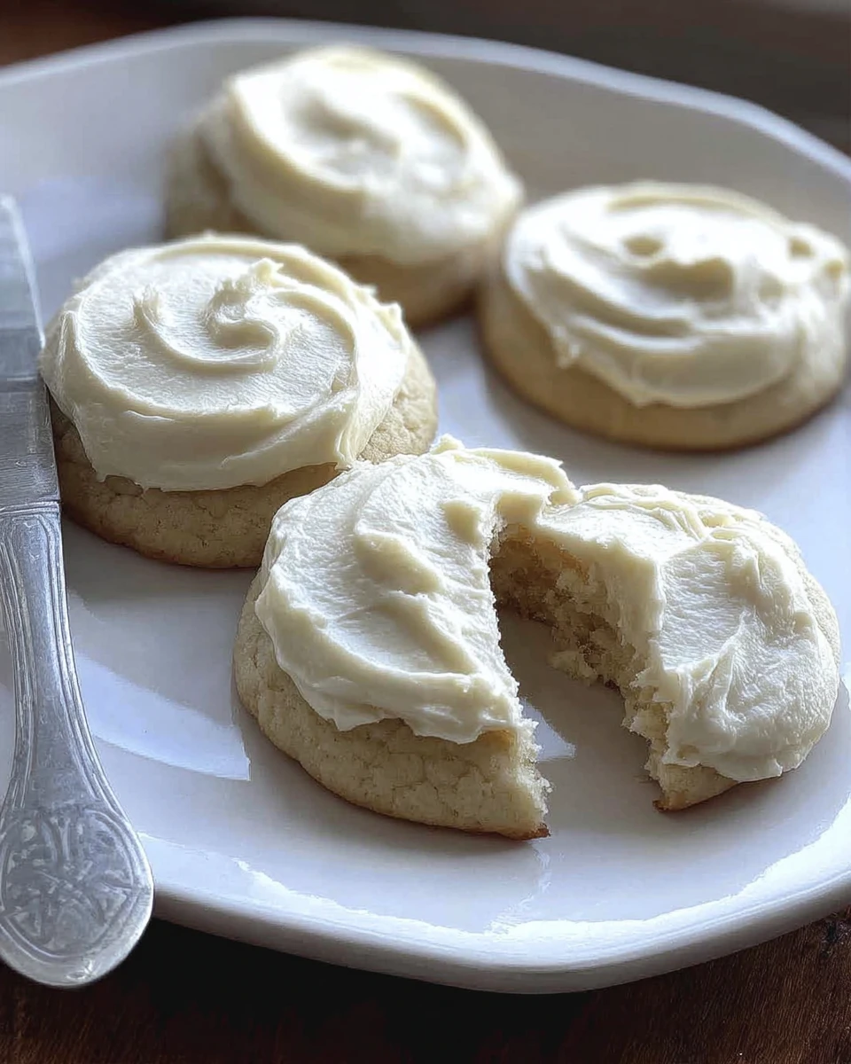 Buttermilk Cookies With Honey Buttercream Frosting