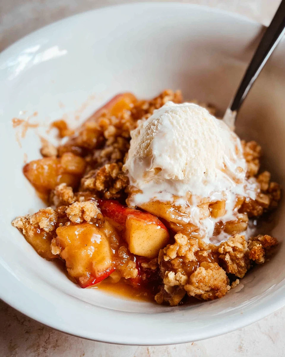 Caramelized Apple Crisp
