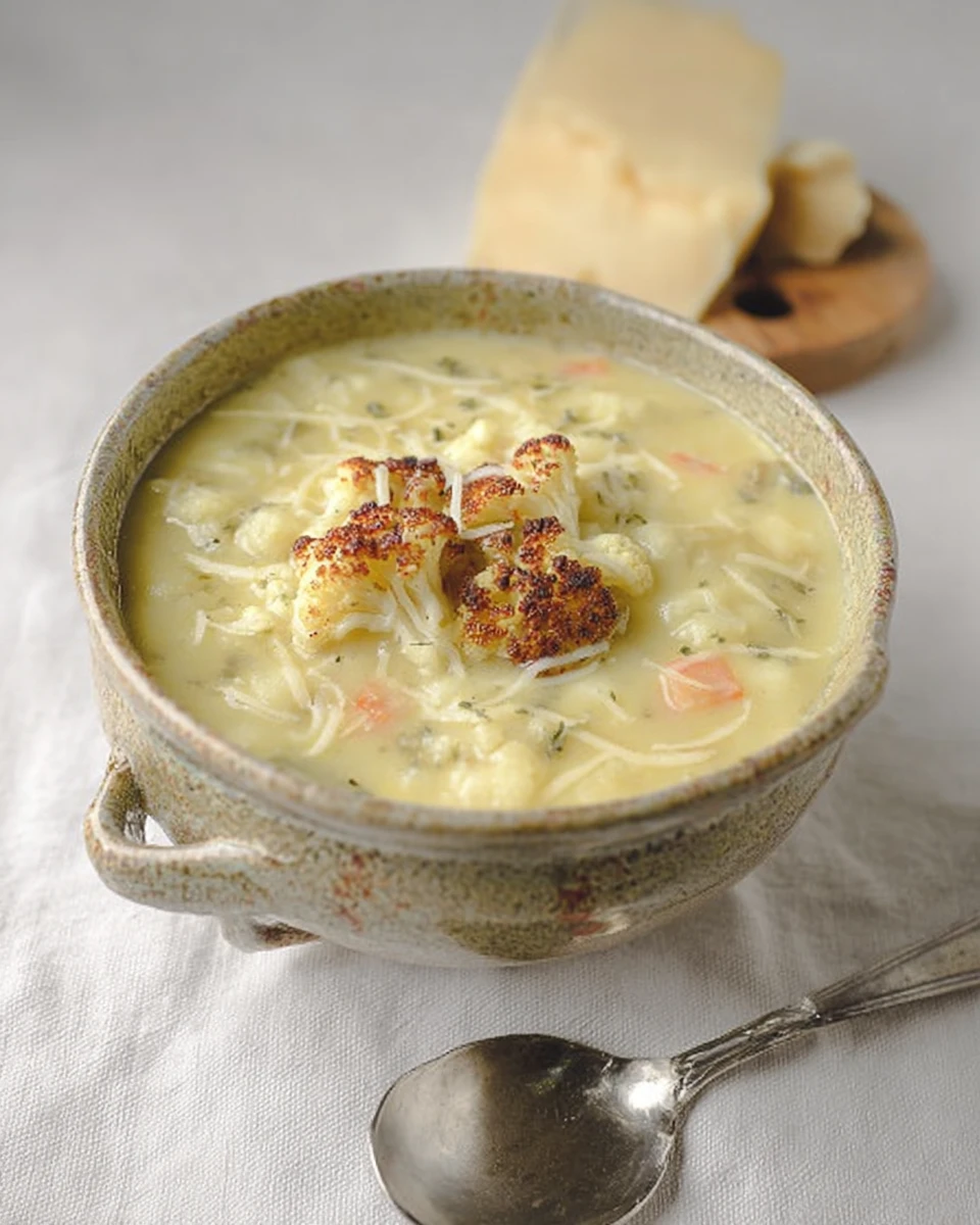Cheddar Cauliflower And Roasted Garlic Soup 7 Cheddar Cauliflower And Roasted Garlic Soup