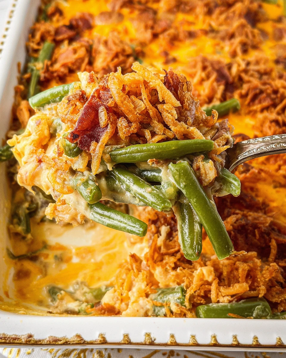 Cheesy Green Bean Casserole 7 Cheesy Green Bean Casserole