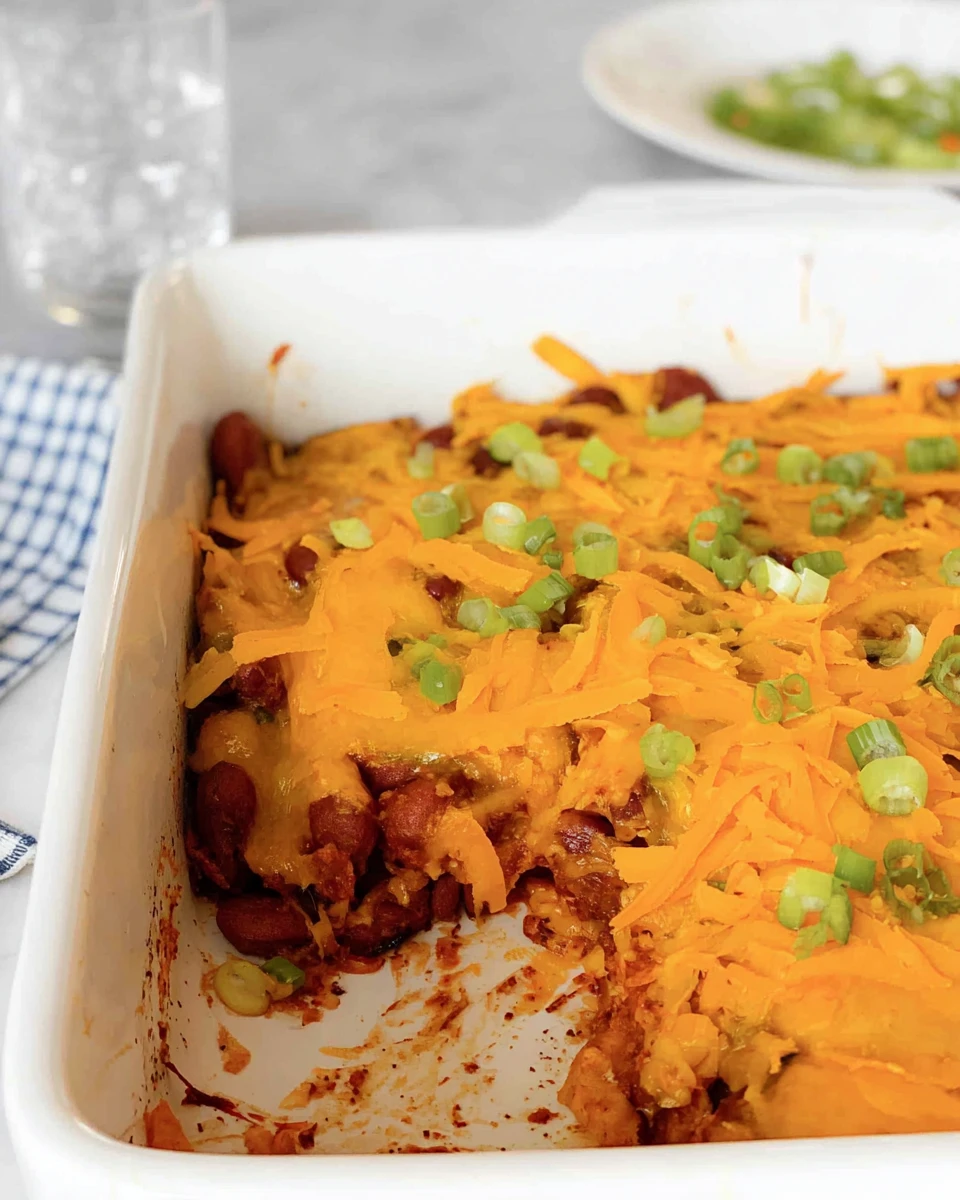 Chili Cheese Dog Casserole