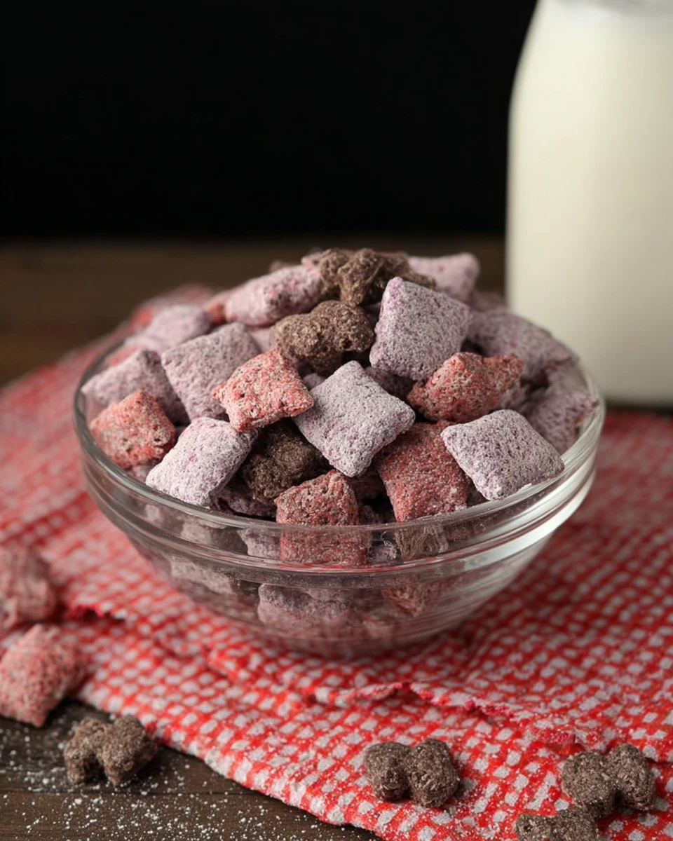 Chocolate And Real Strawberry Puppy Love Chow