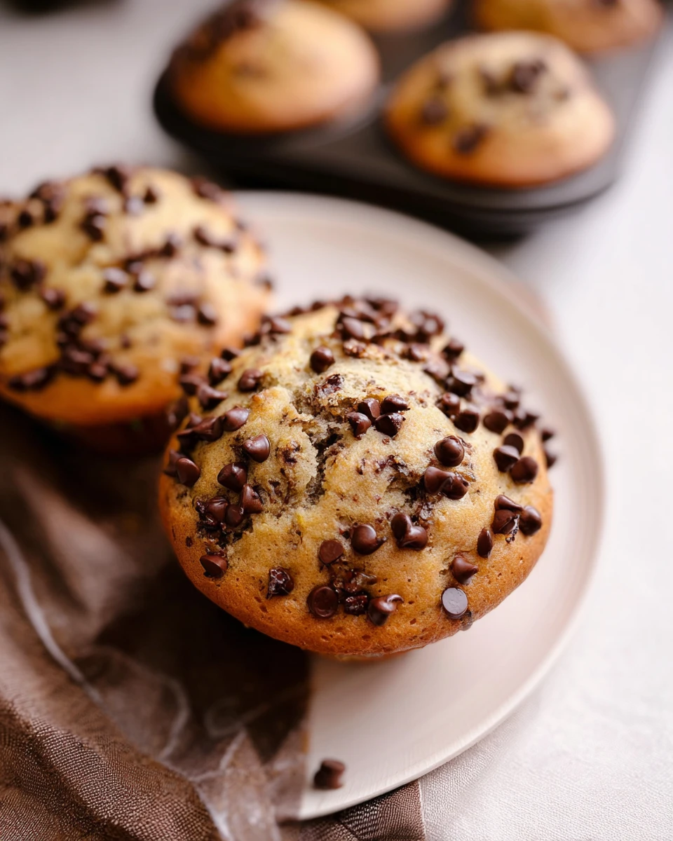 Chocolate Chip Banana Muffins