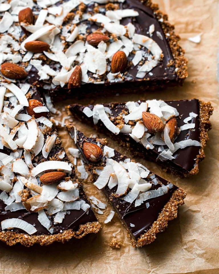 Chocolate Coconut Almond Tart 0 2025 10 01