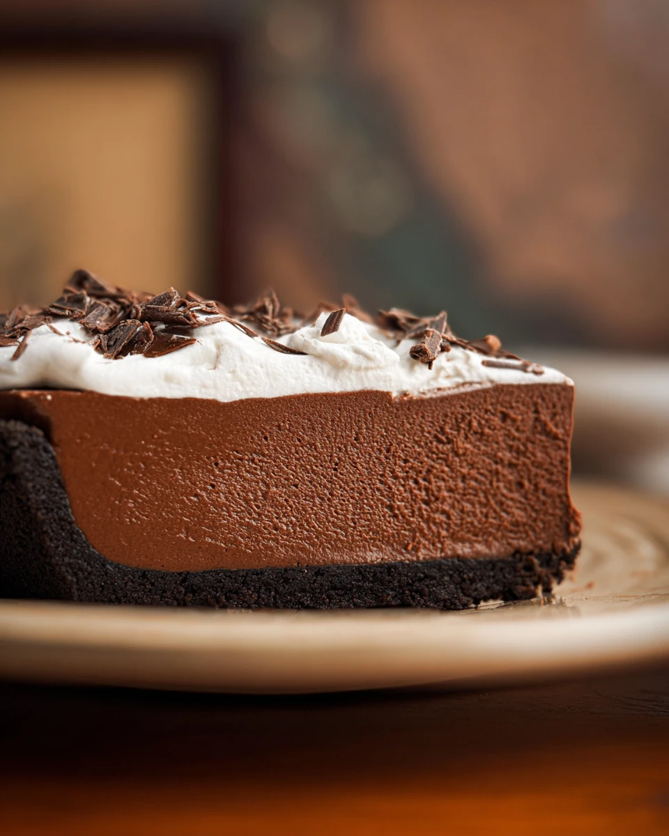 Chocolate Mousse Pie 6 Chocolate Mousse Pie