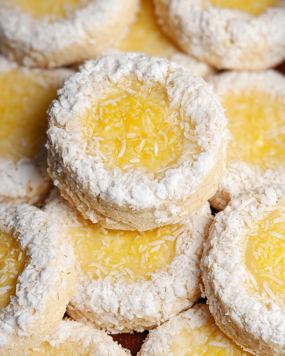 Coconut Lemon Bar Cookies