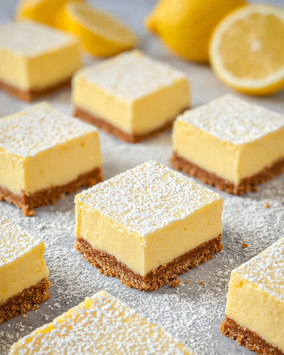 Easy Lemon Bars with Graham Cracker Crust