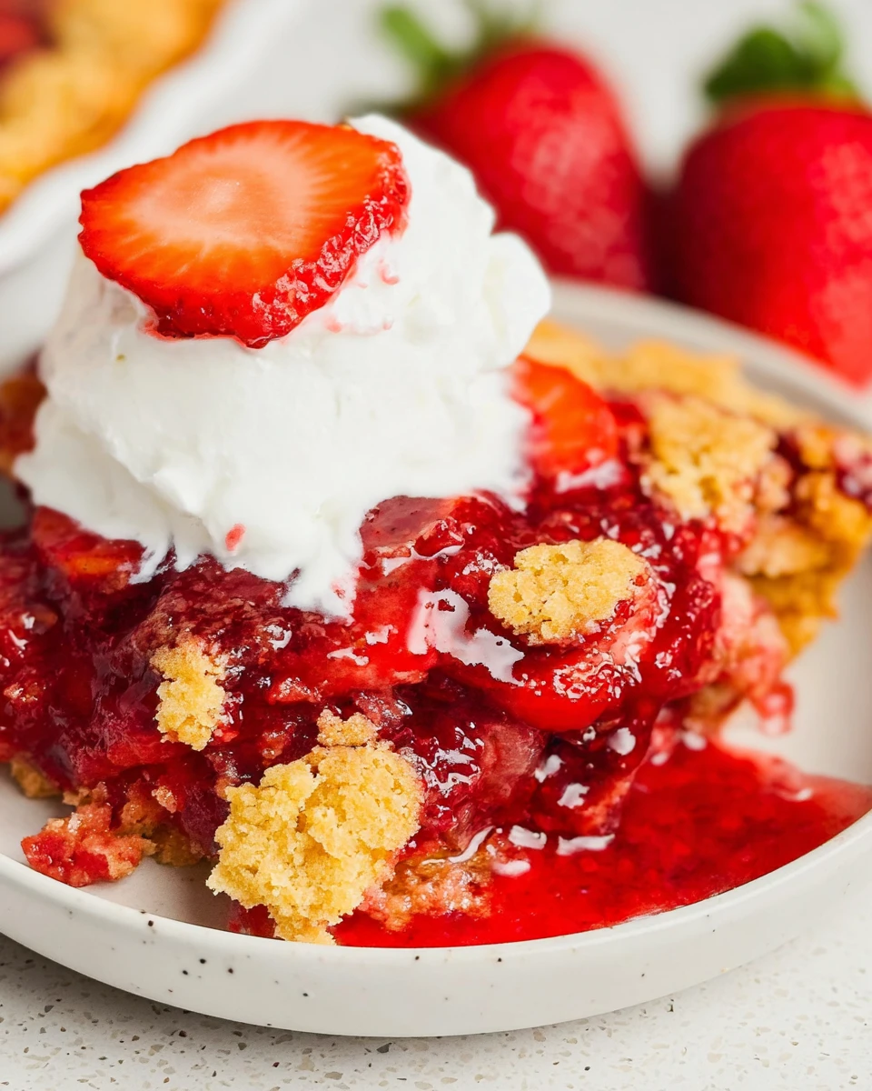 Easy Strawberry Dump Cake